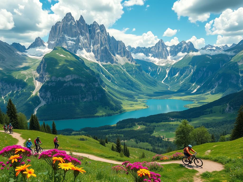 Hiking in the Dolomites