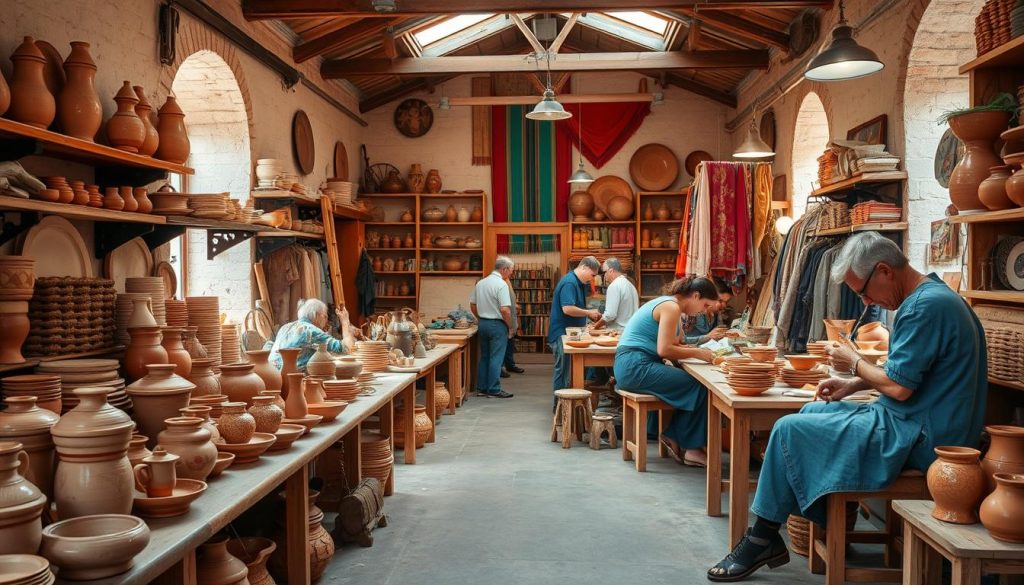 Artisanal workshops in Italy