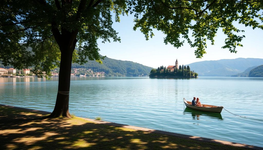 Lake Orta hidden gem in northern italy