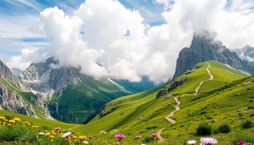 dolomites hiking trails