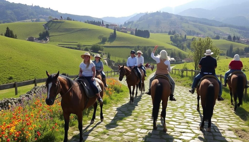 Guided horseback excursions Italy