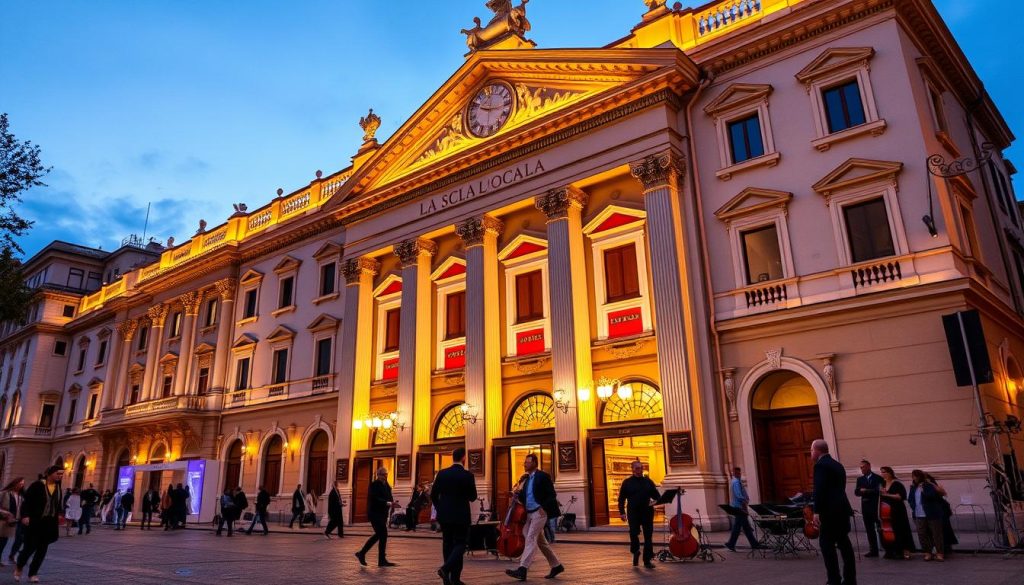 La Scala opera house in Milan