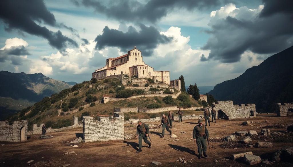 Monte Cassino Abbey World War 2 battlefield