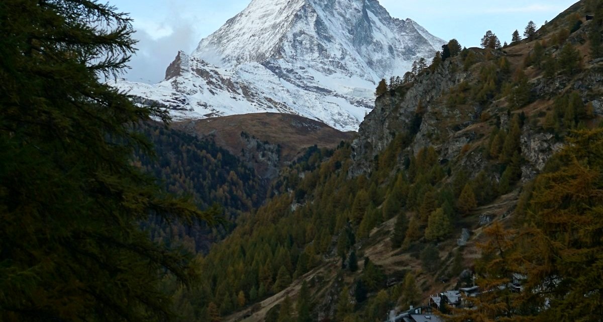 Zermatt village beneath the Matterhorn