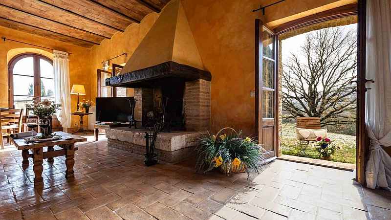 Villa Fireplace