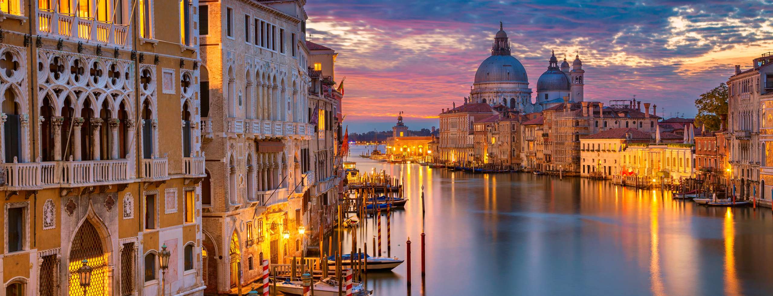 Venice rising from the lagoon in luminous morning light