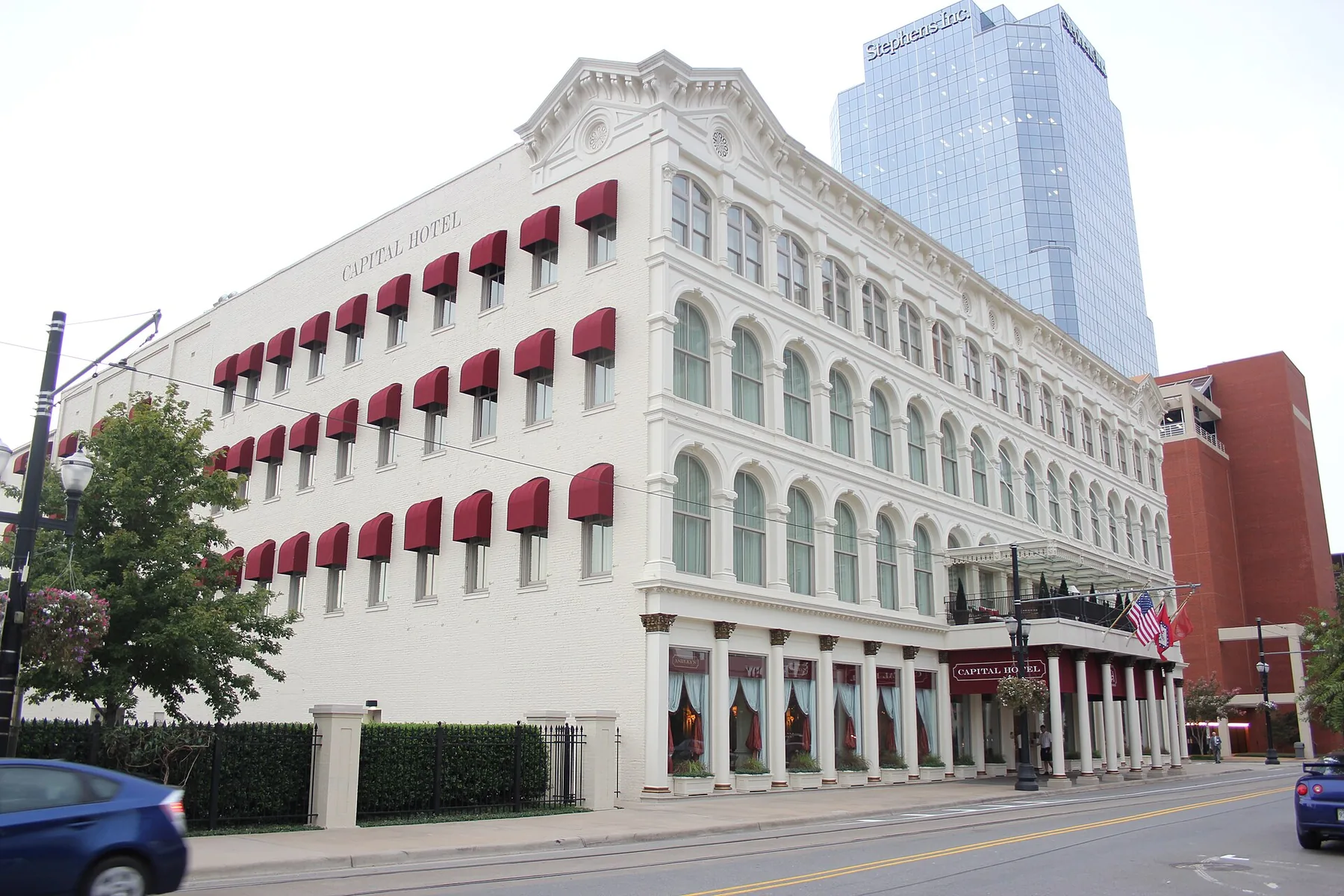 Capital Hotel exterior in Little Rock Arkansas