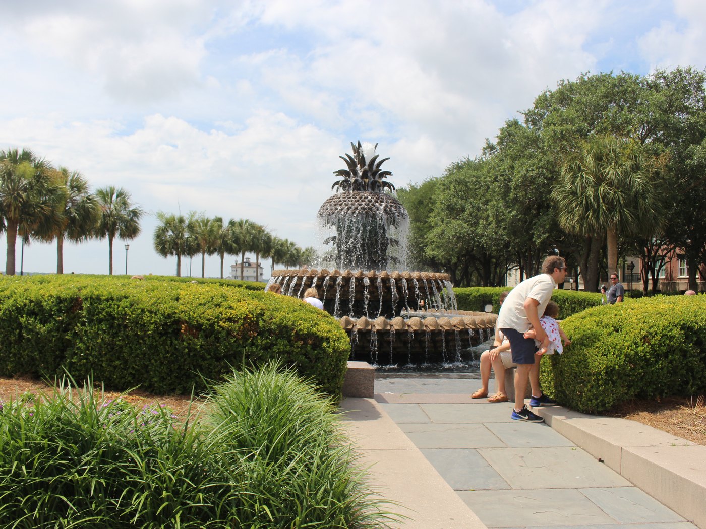 Pineapple Fountain at Waterfront Park in Charleston