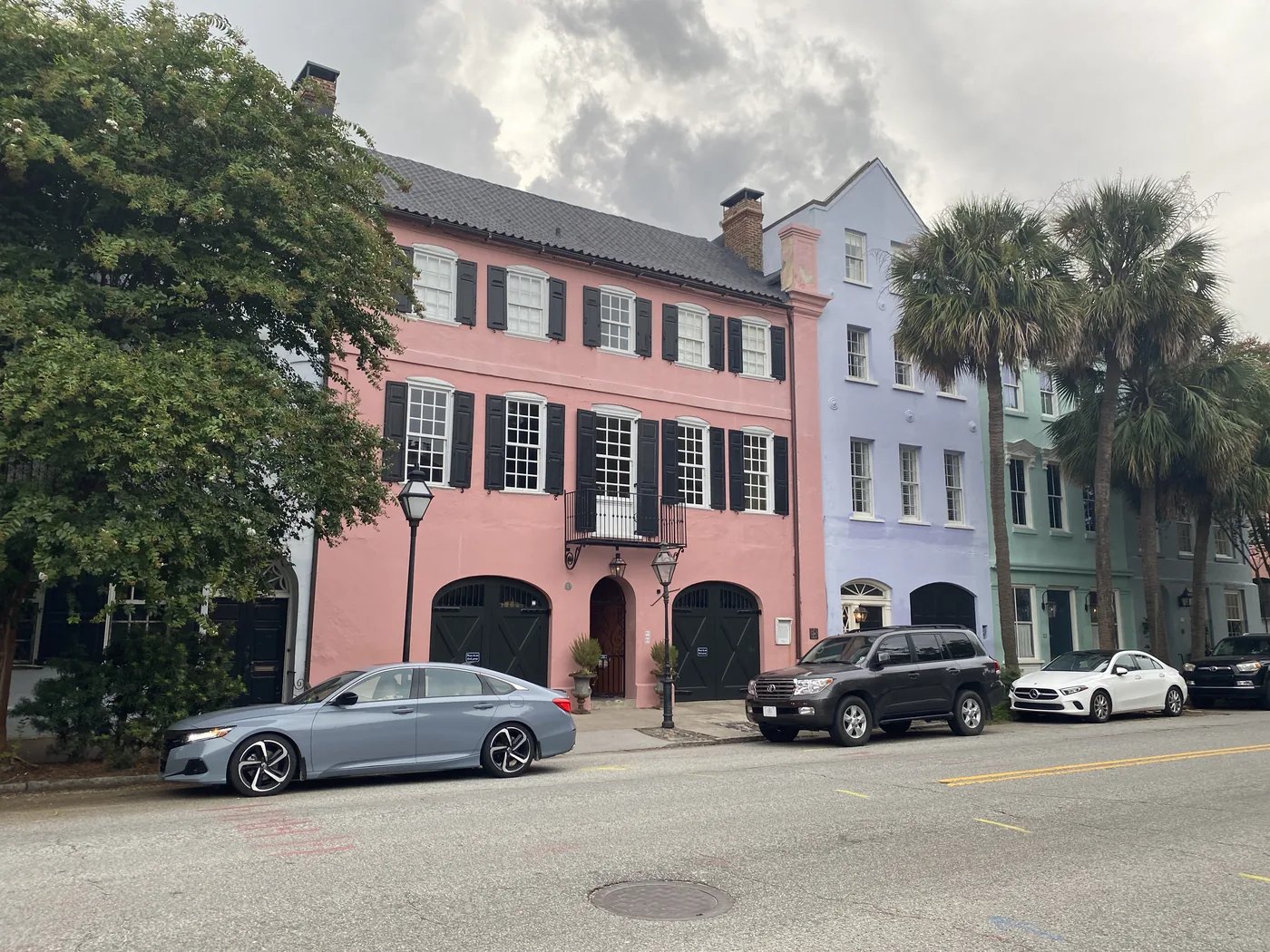 Rainbow Row in the Charleston Historic District