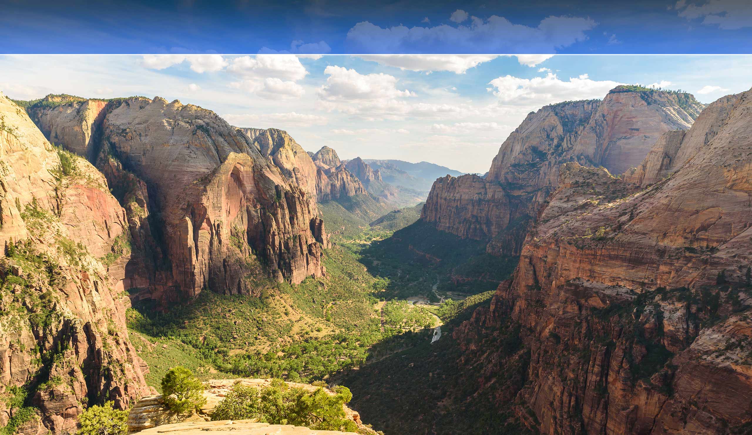 The immense sandstone canyon landscape of the American Southwest